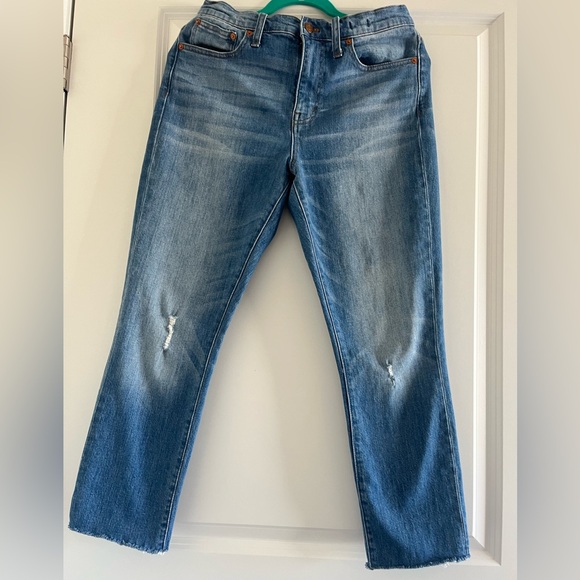 Madewell The High-Rise Slim Boyjean in Dover Wash Women’s Size 26 - Picture 5 of 12